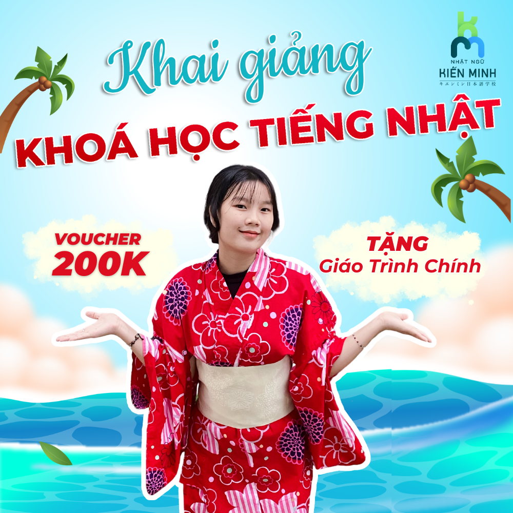 LỊCH KHAI GIẢNG KHOÁ HỌC TIẾNG NHẬT THÁNG 6